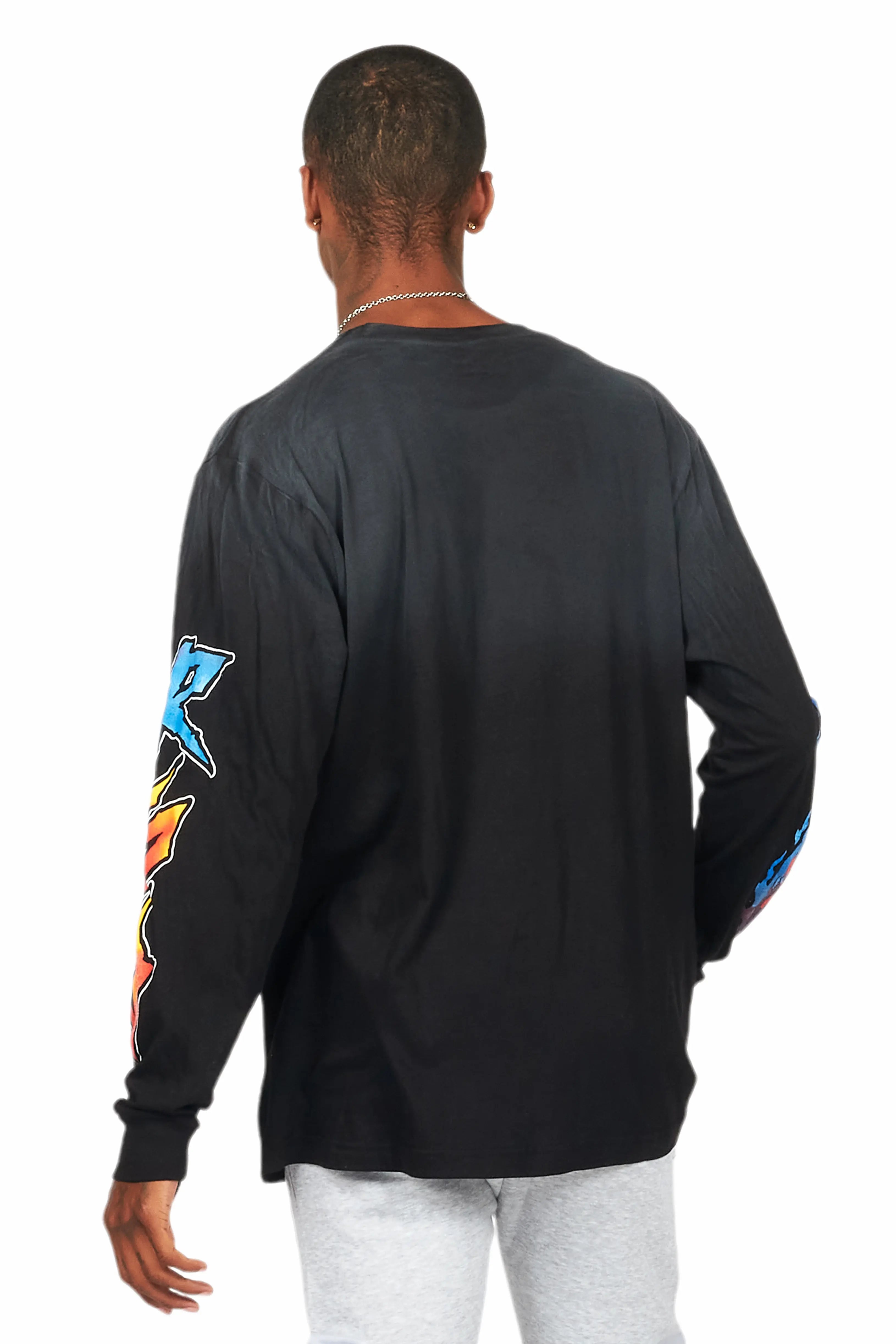 Ebbe Black Long Sleeve Graphic T-Shirt