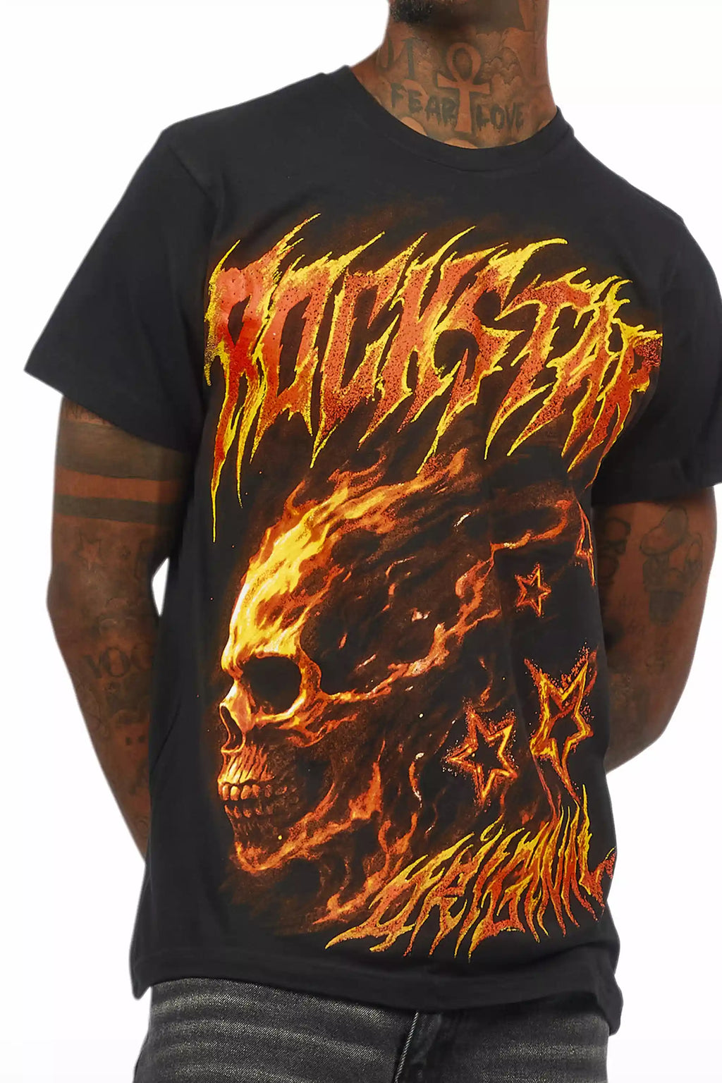 Nelz Black Graphic T-Shirt