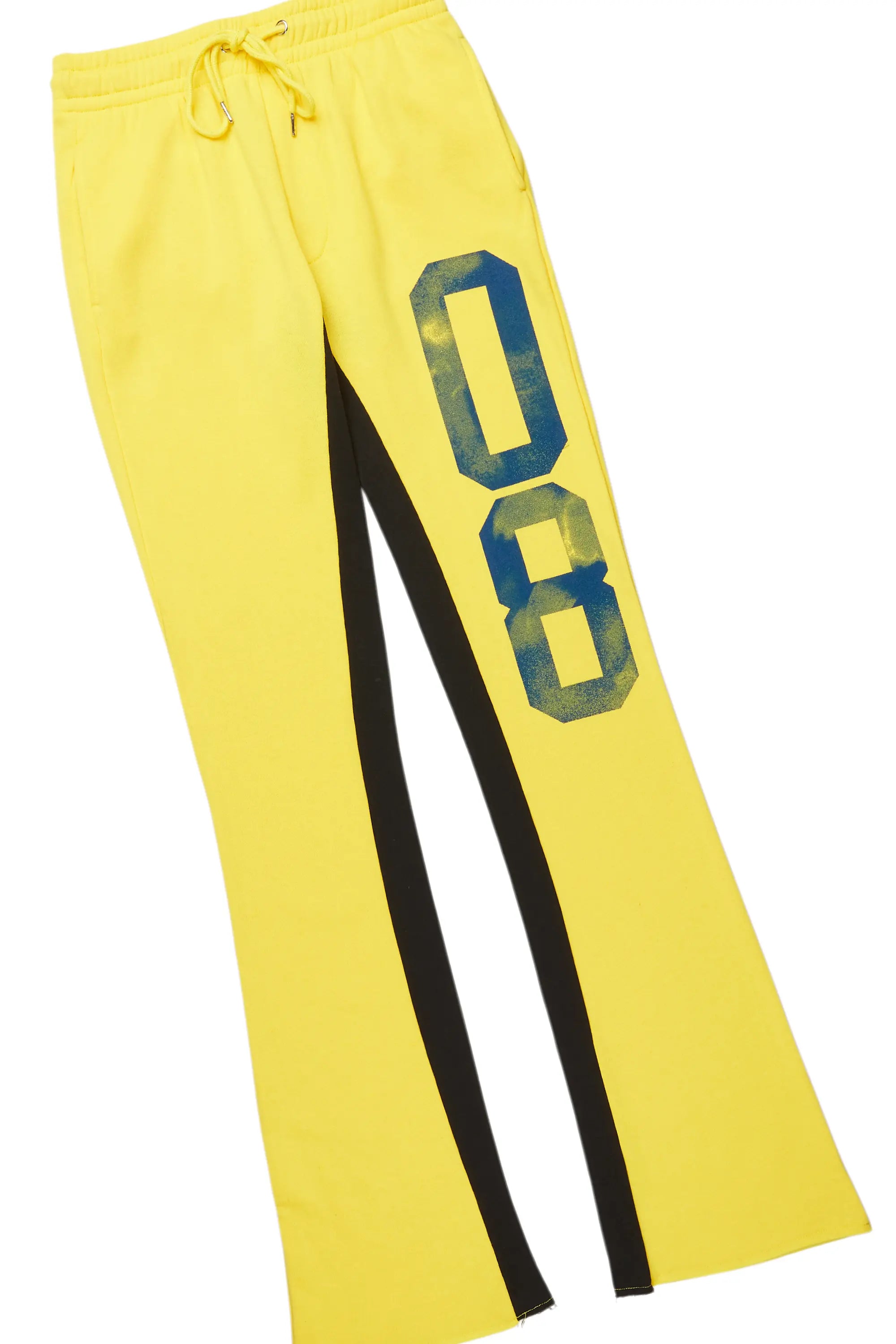Grill Yellow Hoodie Baggy Track Pant Set