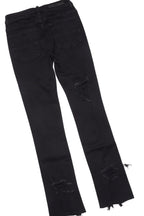 Boys Amos Black/White T-Shirt/Stacked Flare Jean Set