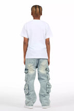 Boys Cortie Blue Baggy Fit Jean