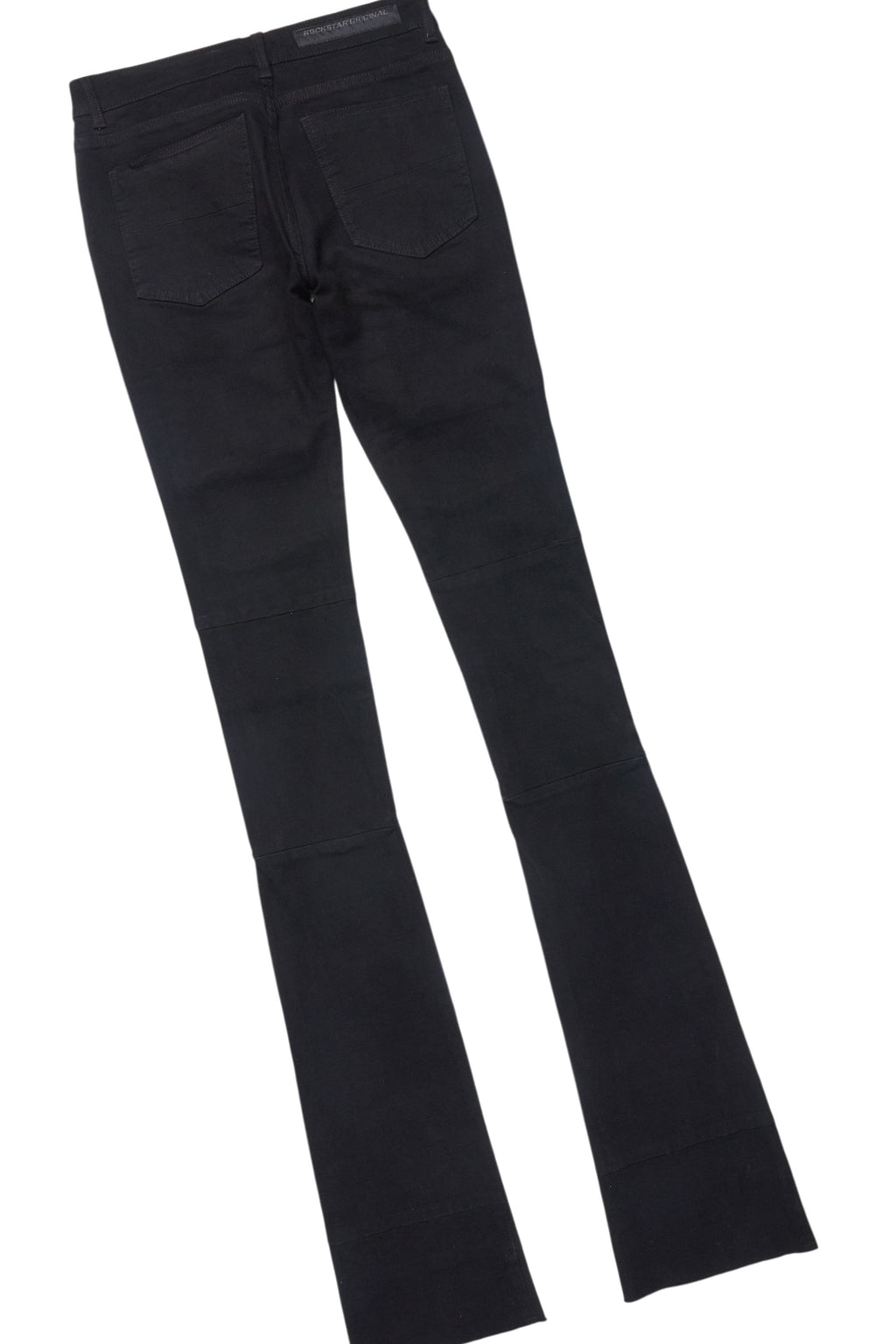 Fields Black T-Shirt/Nello Painted Super Stacked Flare Jean Set