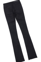 Fields Black T-Shirt/Nello Painted Super Stacked Flare Jean Set