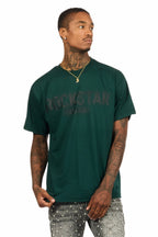 Sana 2.0 Dark Green/Black Oversized Graphic T-Shirt