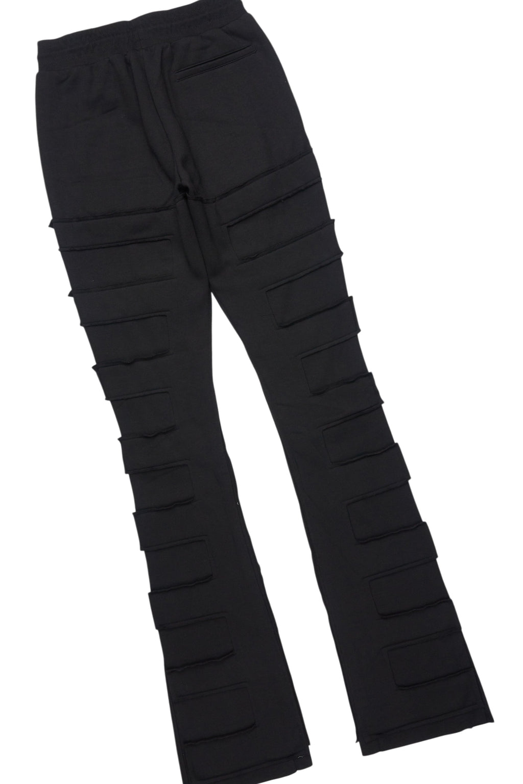 Emilio Black T-Shirt/Stacked Flare Track Set