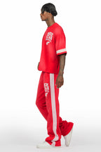 Gerrit Red T-Shirt/Stacked Flare Track Set