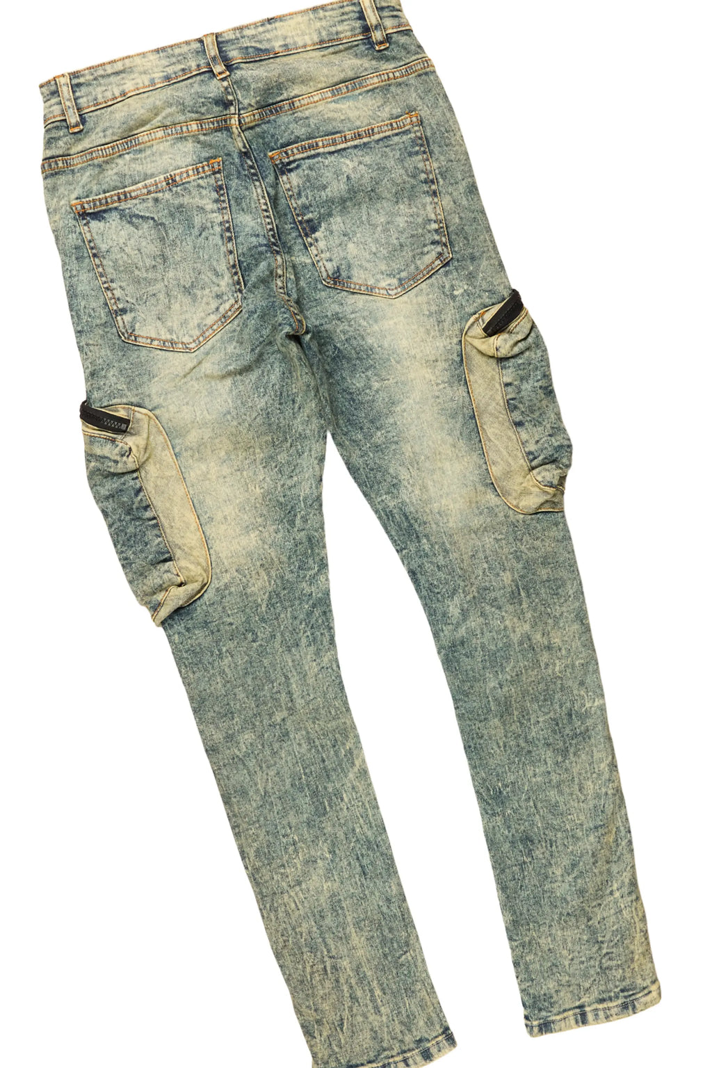 Hard Life Beige T-Shirt Slim Fit Cargo Jean Bundle