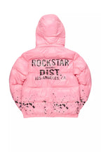 Girls Art Dist. 2.0 Pink Puffer Jacket