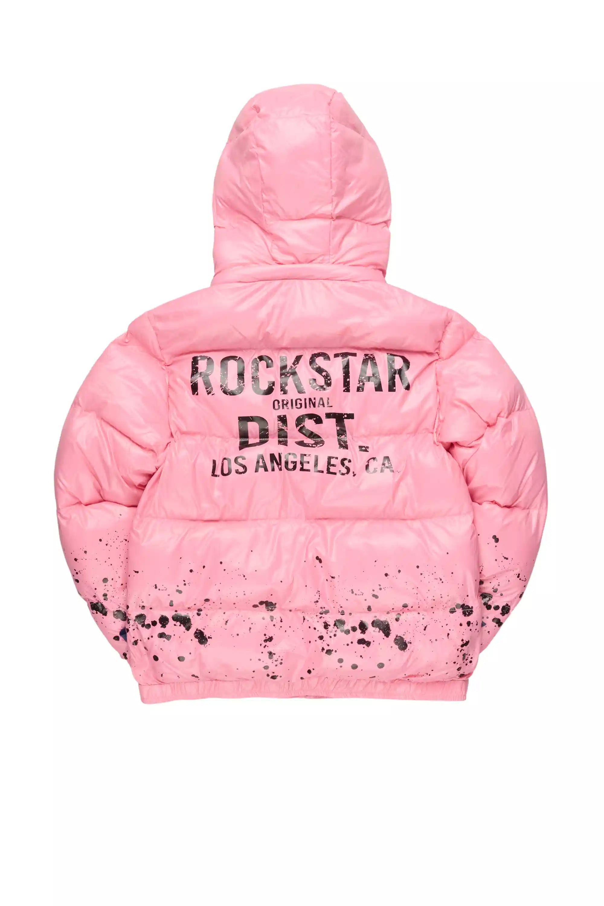 Girls Art Dist. 2.0 Pink Puffer Jacket