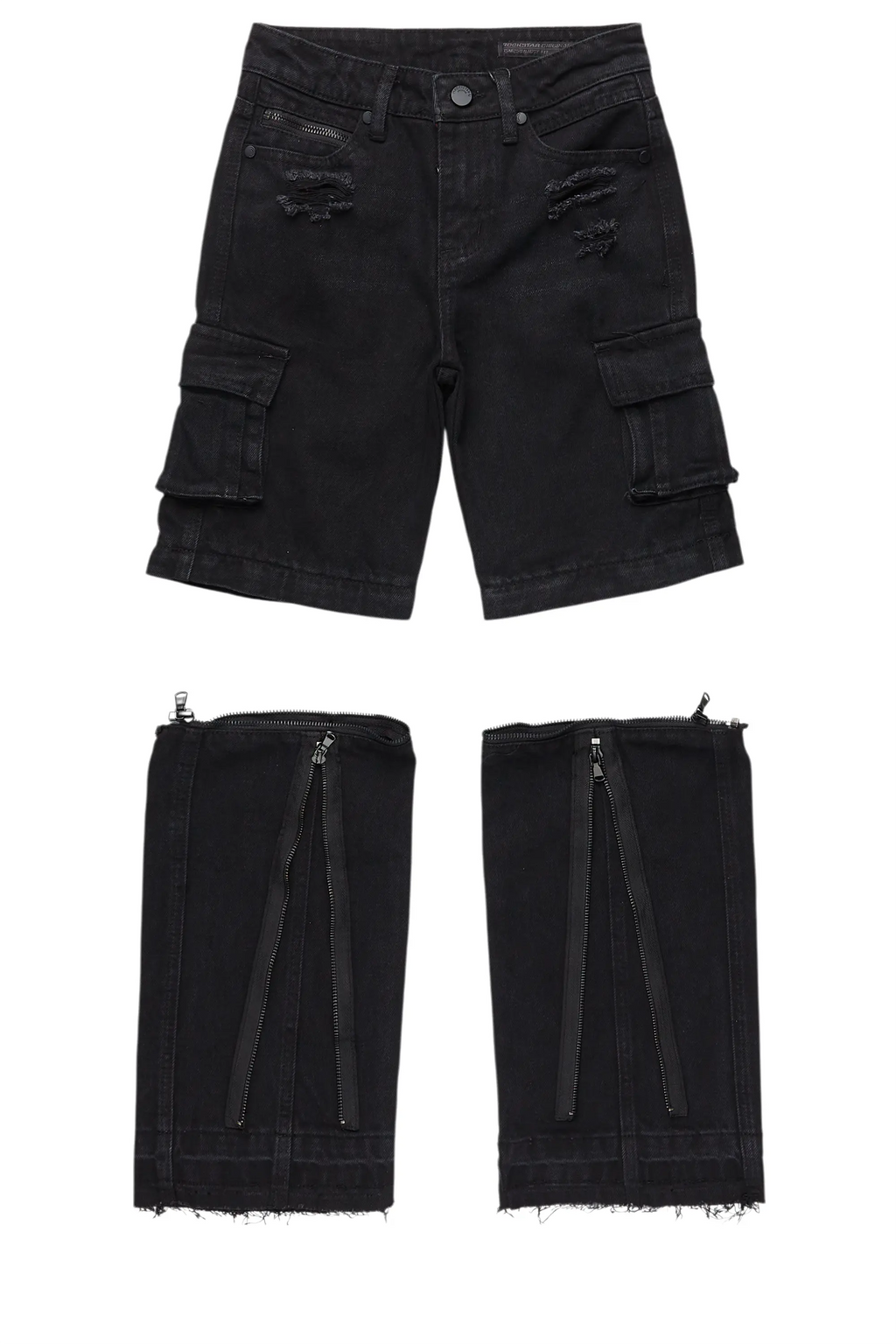 Boys Rupert Black Baggy Fit Jean