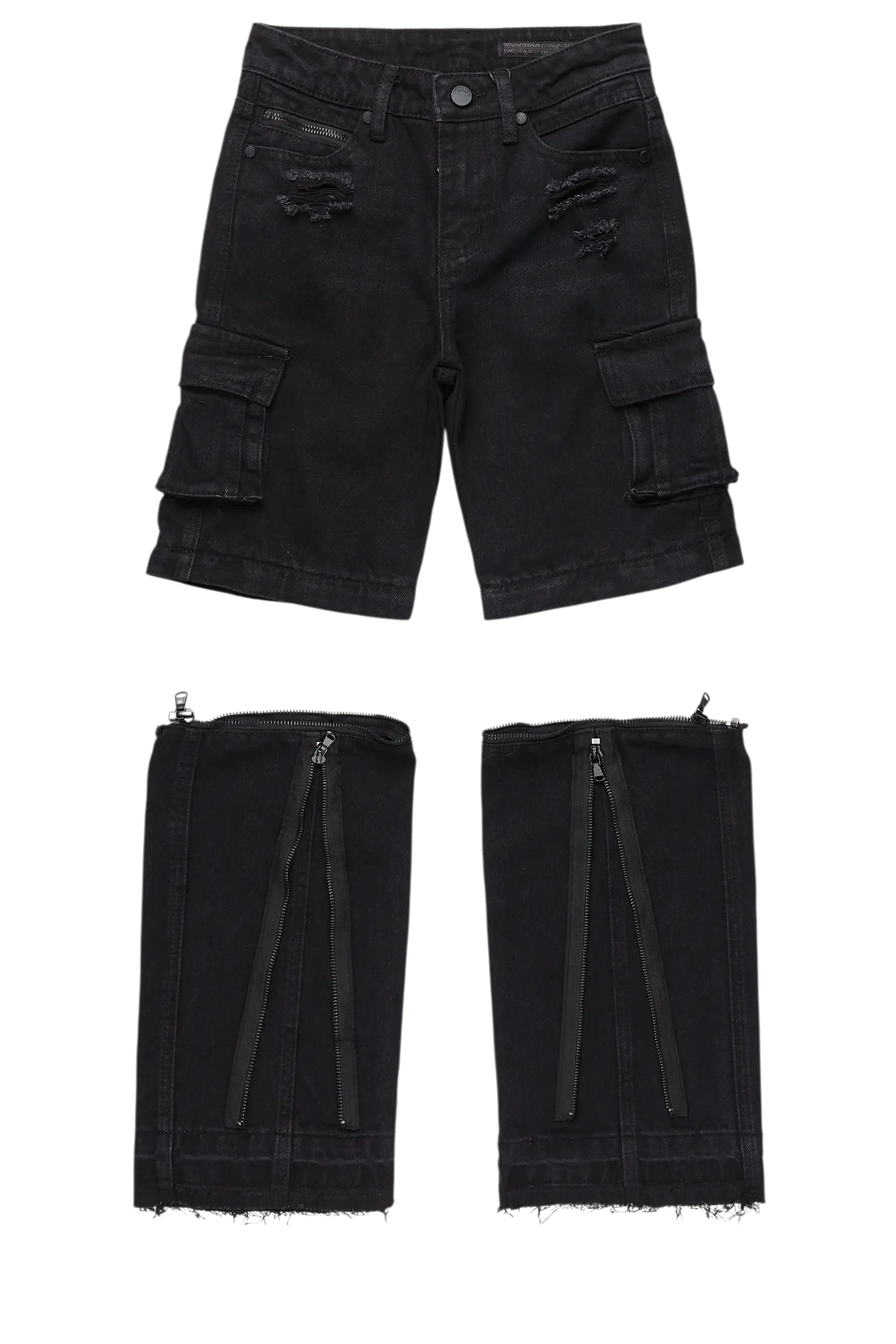 Boys Rupert Black Baggy Fit Jean