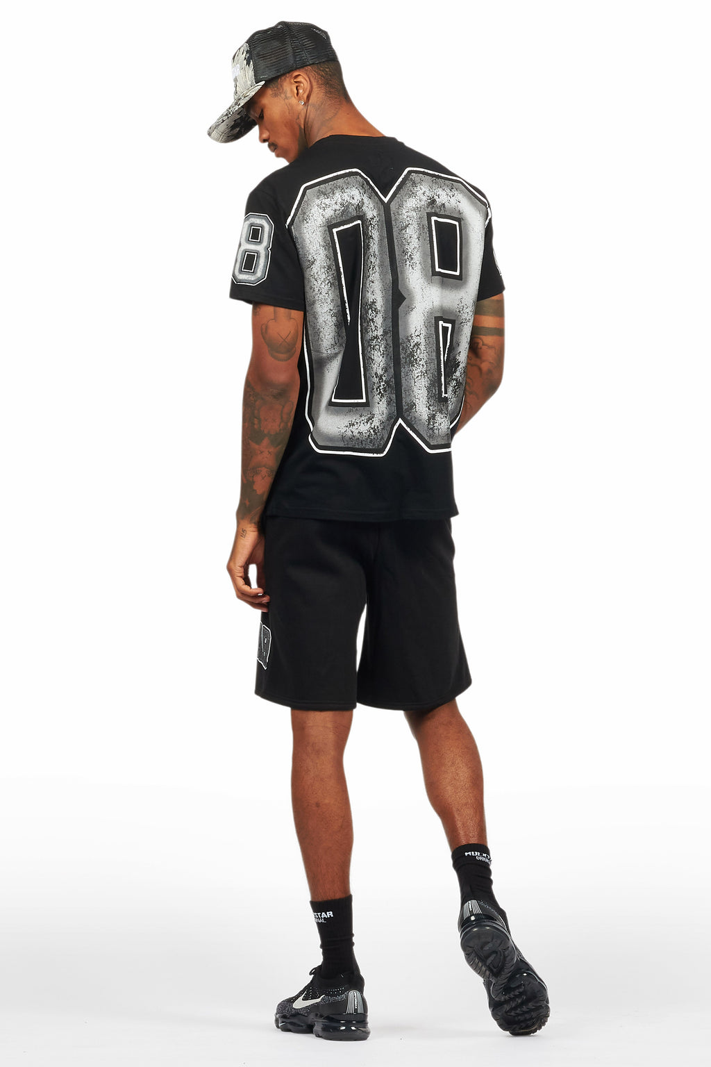 Fields Black/Grey T-Shirt Short Set