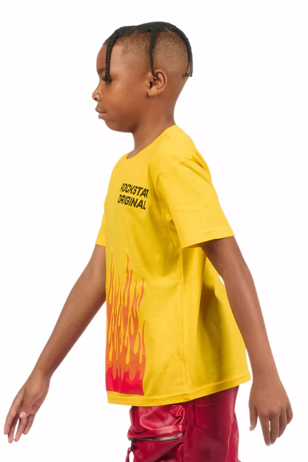 Boys Roeland Yellow/Red Graphic T-Shirt