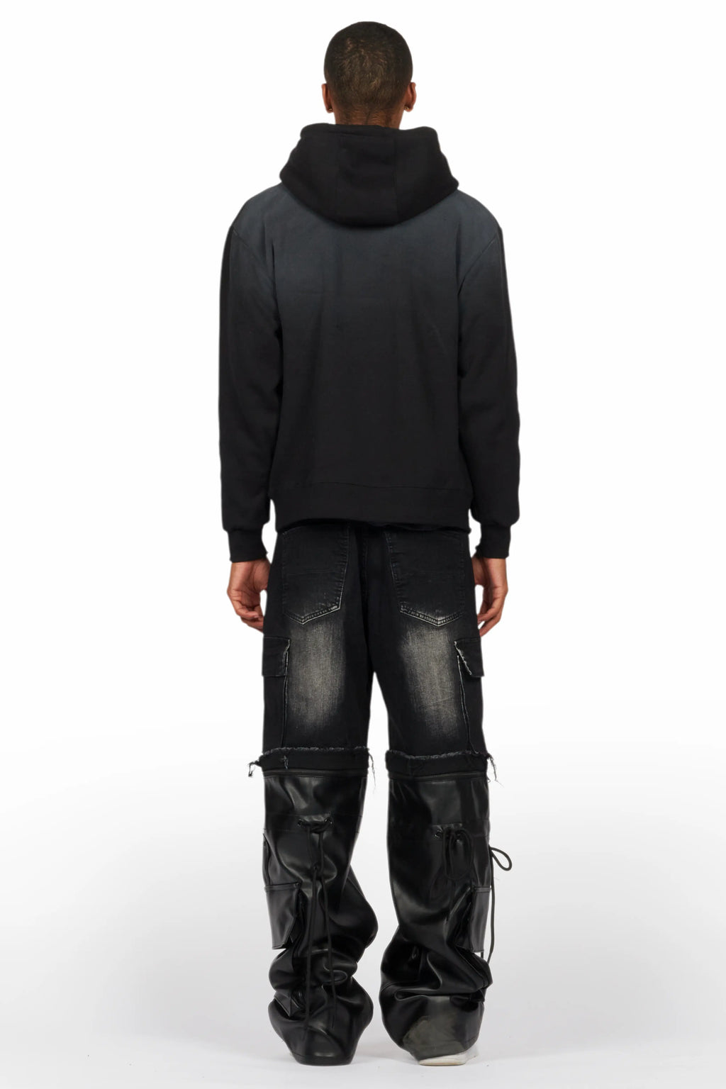 Bubble Black Graphic Hoodie