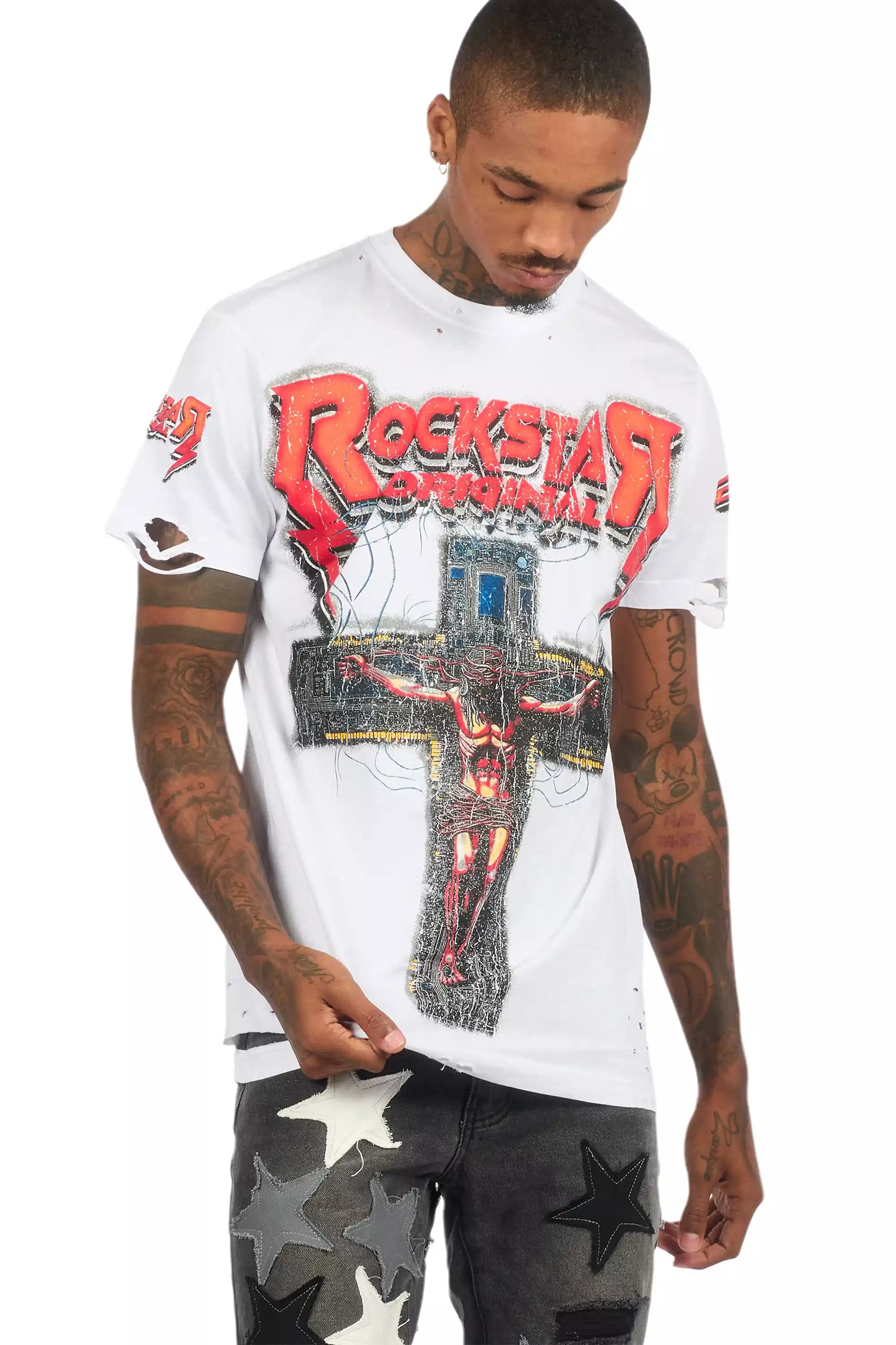 Javion White Graphic T-Shirt