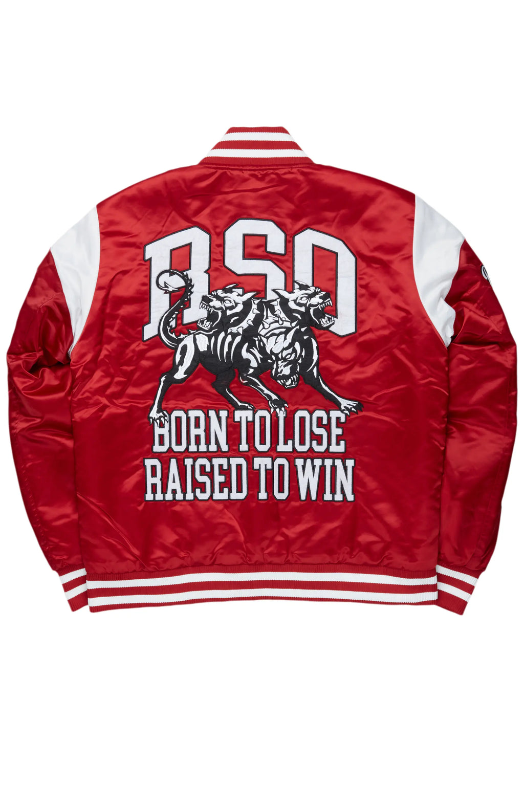 Geir Red Varsity Jacket