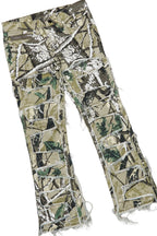 Boys Laran Black/Camo T-Shirt/Stacked Flare Jean