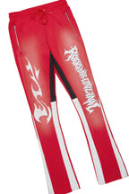 Deathrow White/Red T-Shirt/Stacked Flare Pant Set