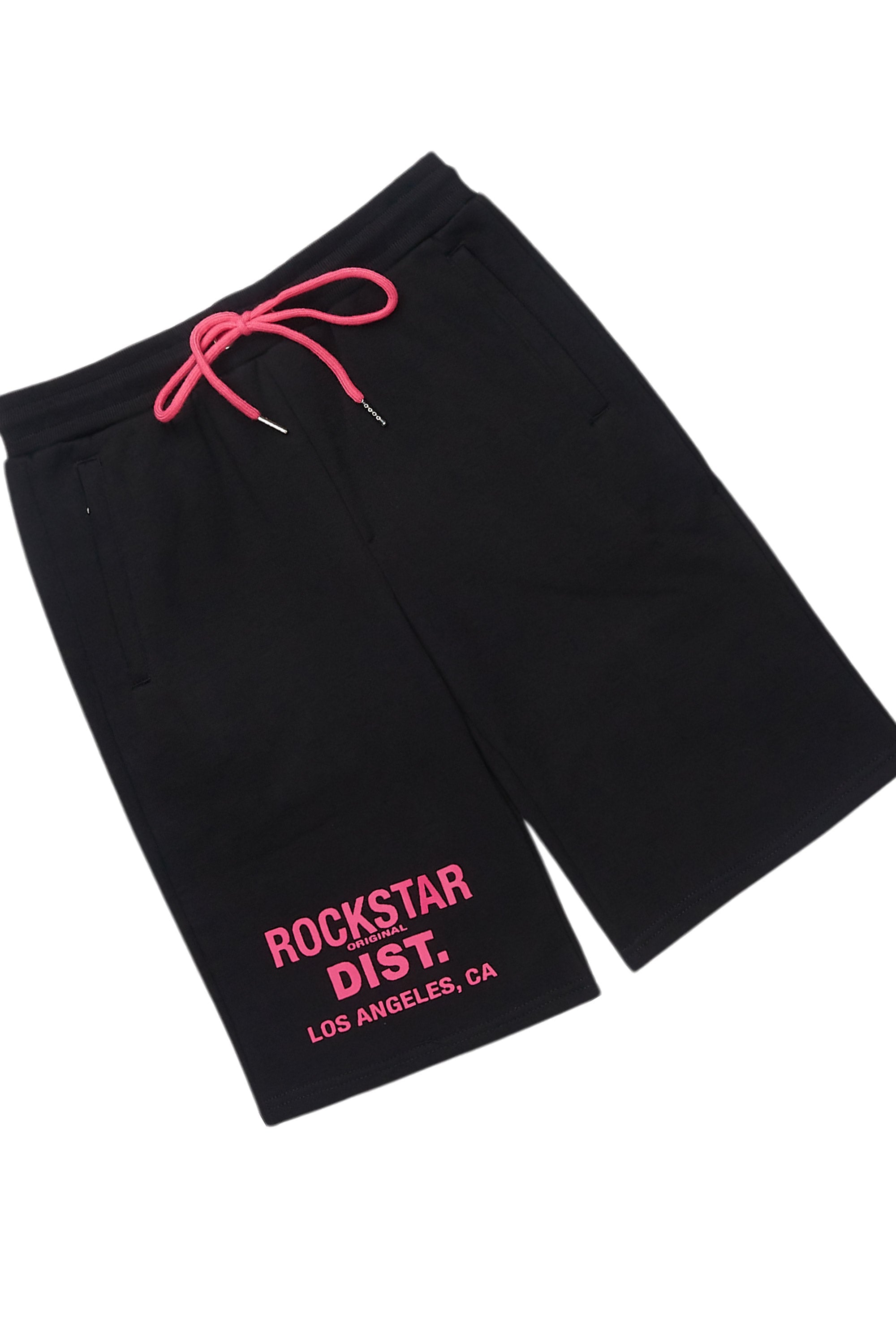 Girls Buck Black/Pink 2.0 Short Set