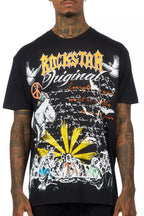 Super Sketch Black/Multi Oversized Graphic T-Shirt