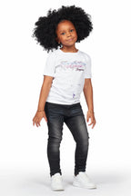 Girls Hale Grey Biker Skinny Jean