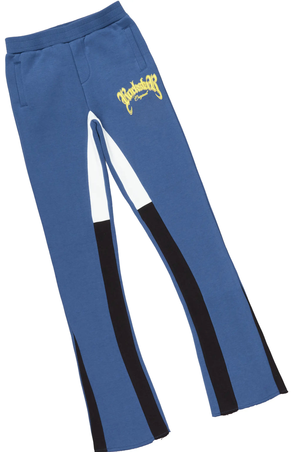 Boys Yarden Navy Hoodie Super Stacked Flare Track Set