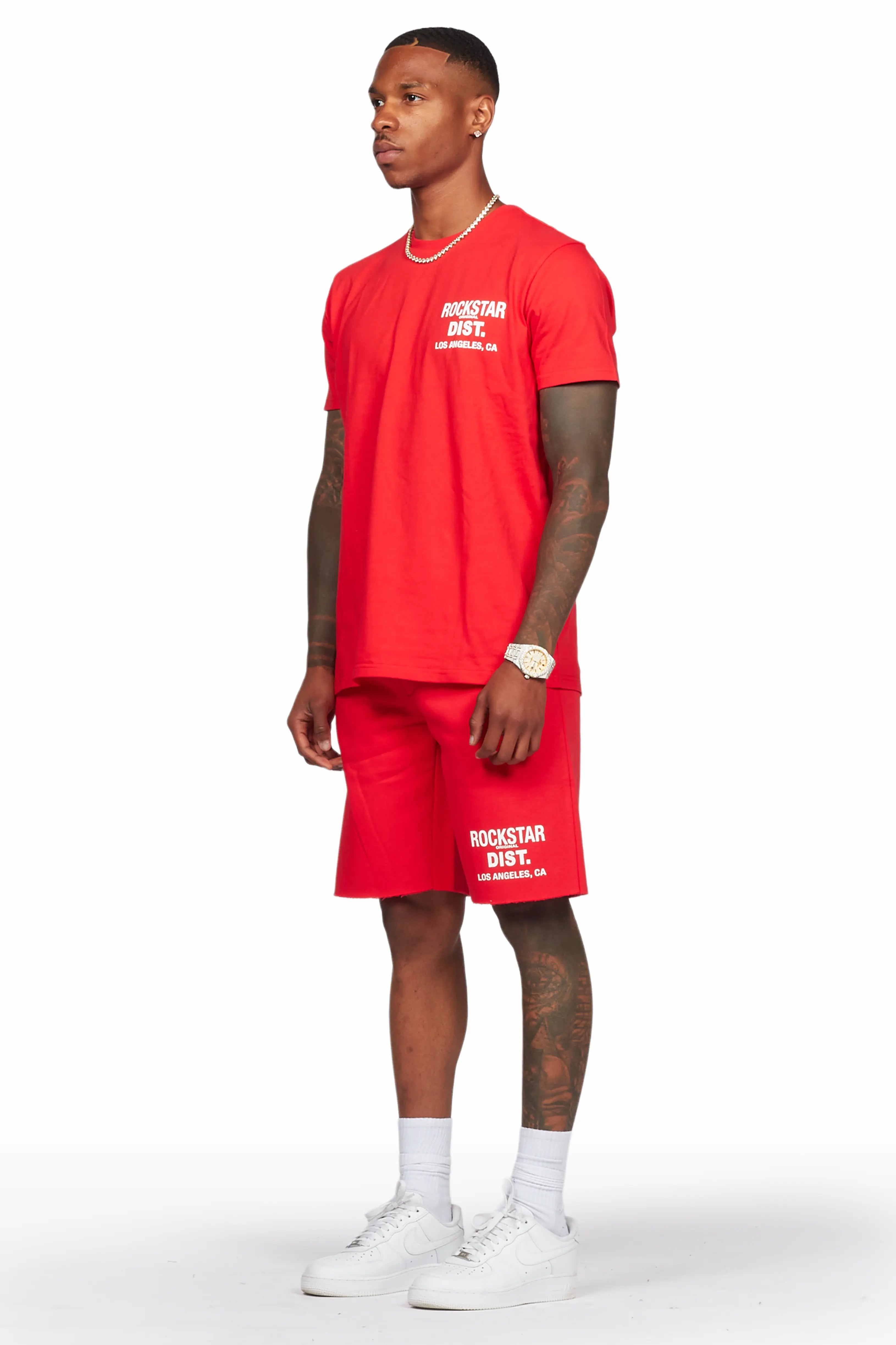 Lake Red T-Shirt/Short Set