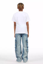 Boys Keylor Blue Baggy Fit Jean