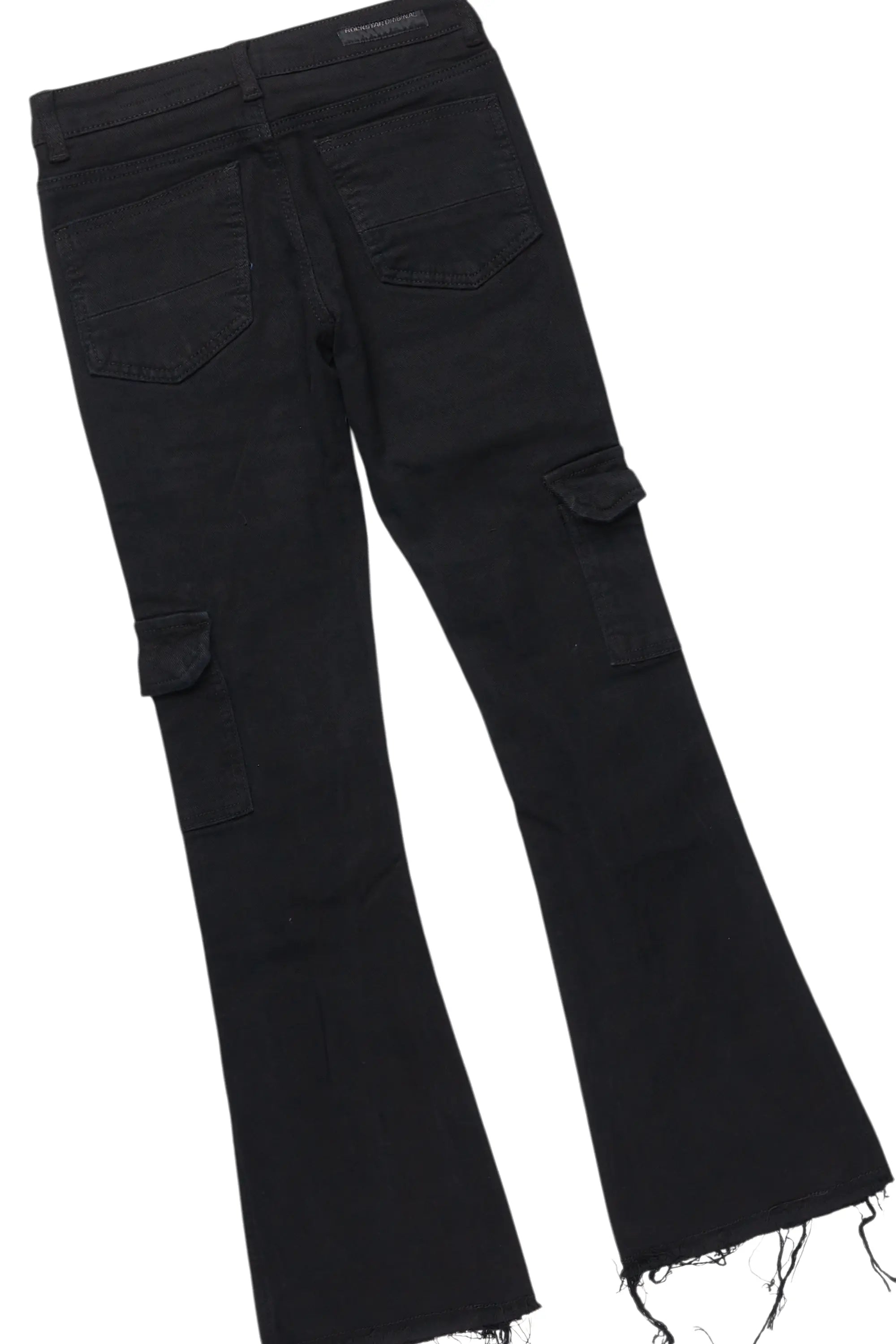 Boys Fields White T-Shirt/Stacked Flare Jean Set