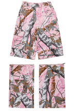 Precious Pink Tree Camo Baggy Stacked Jean