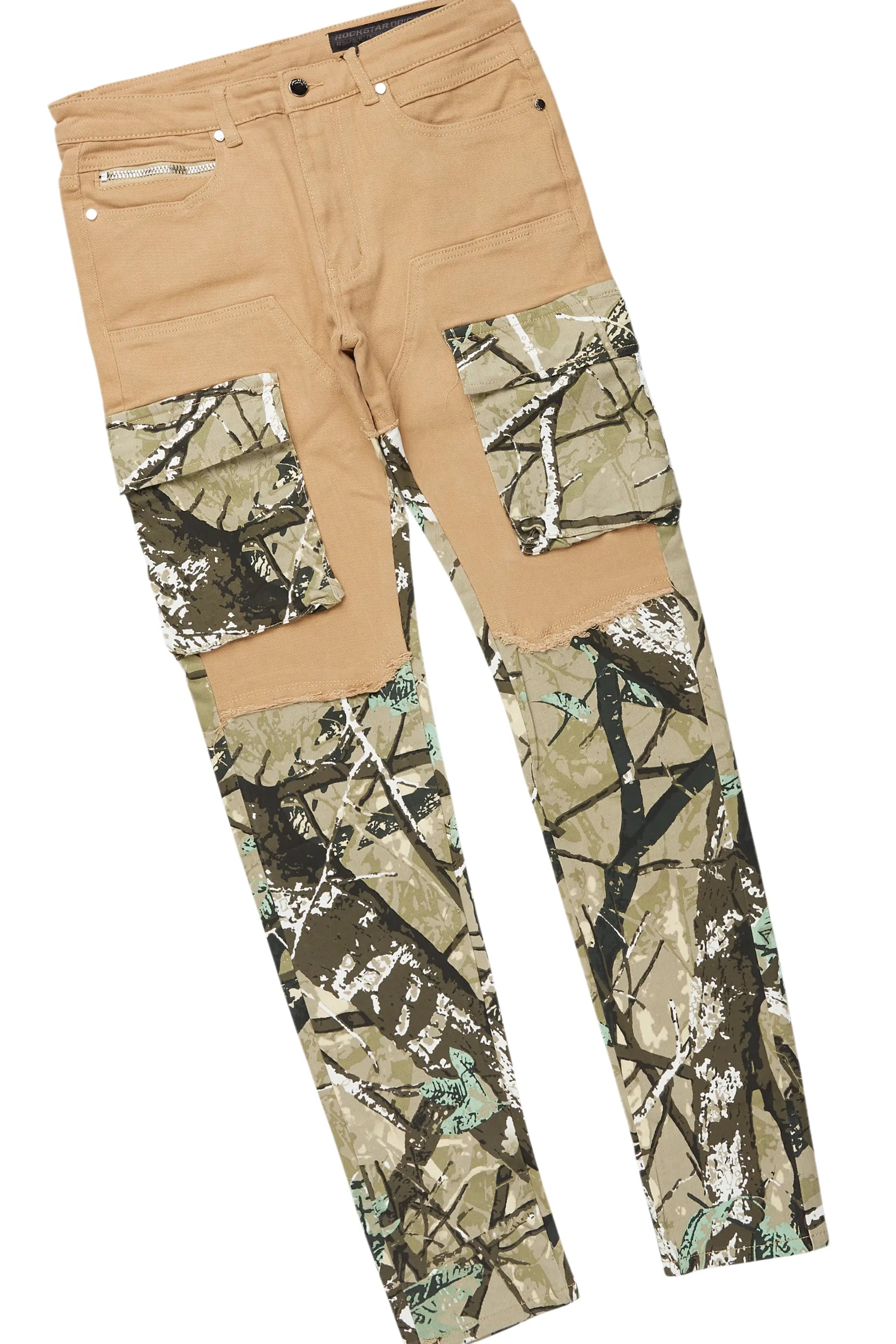 Lake White/Green T-Shirt & Denka Slim Jean Bundle