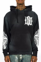 Lyrex Black/White Graphic Hoodie