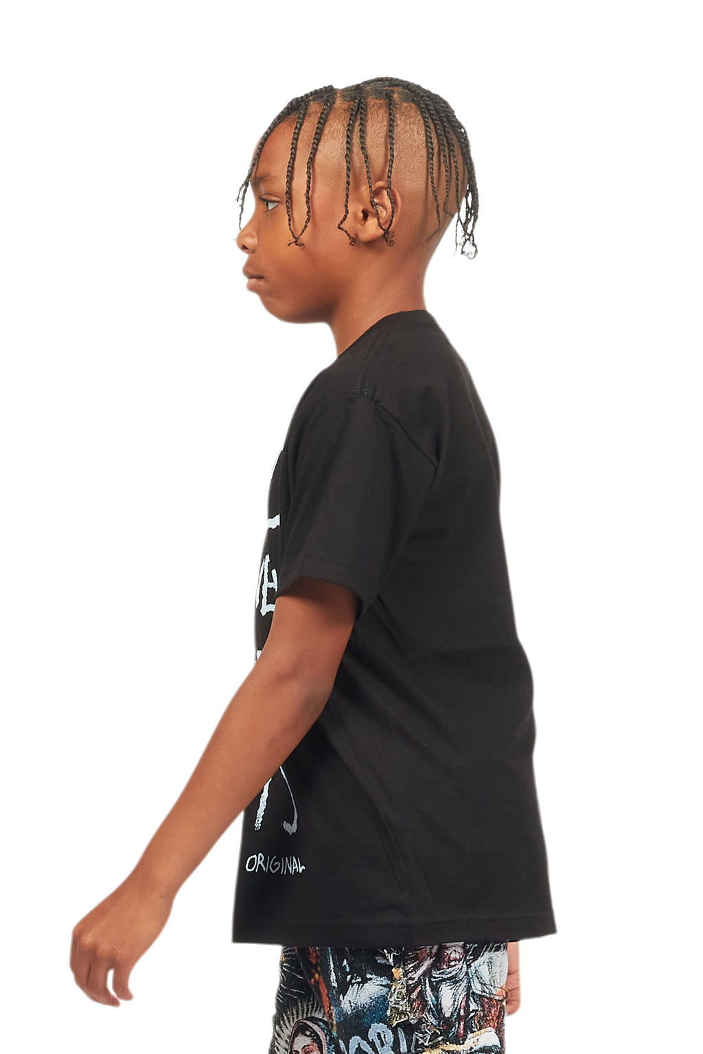 Boys M4Toys Black Graphic T-Shirt