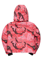 Porchea Pink Camo Puffer Jacket