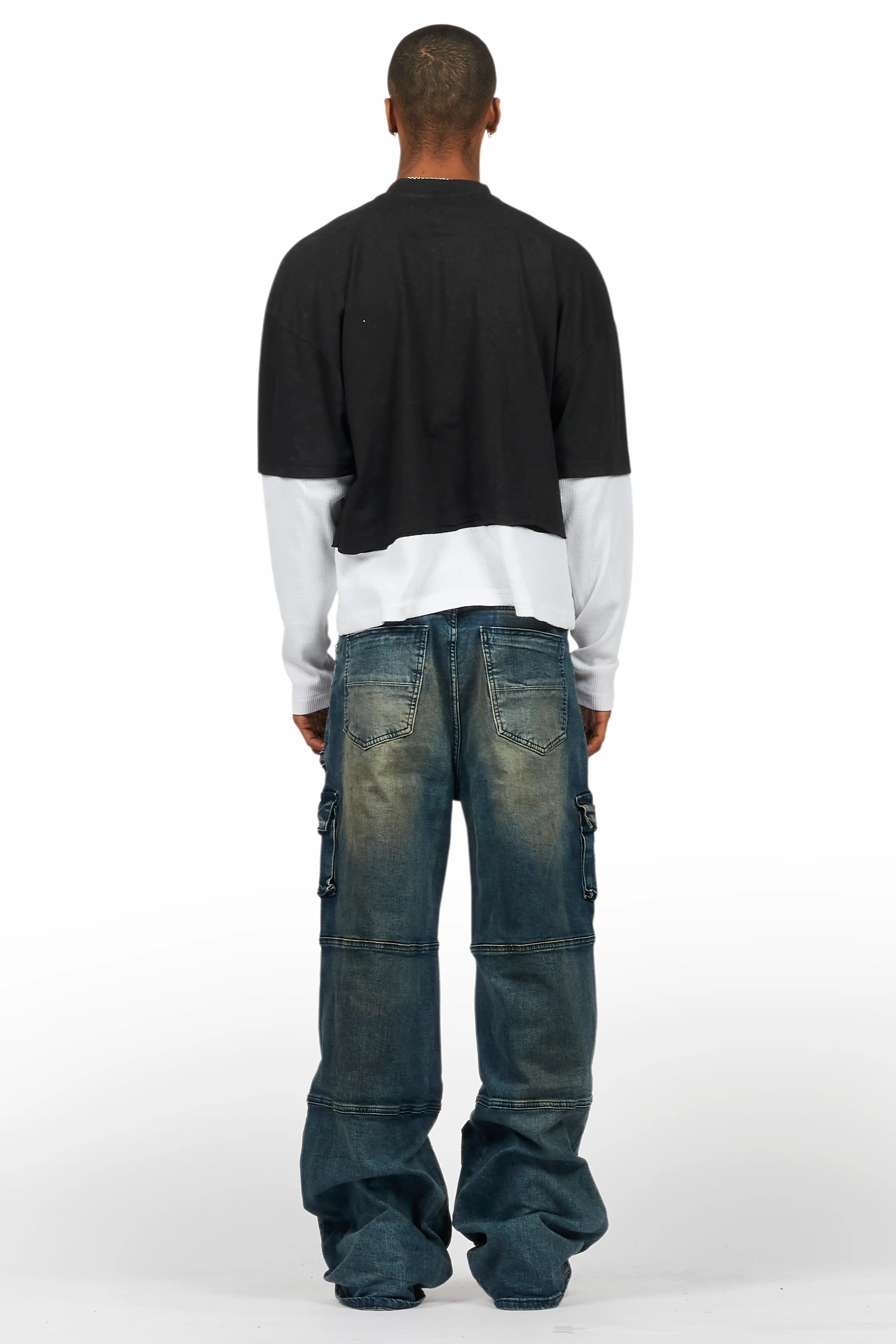 Berdi Dirty Wash Baggy Fit Jean