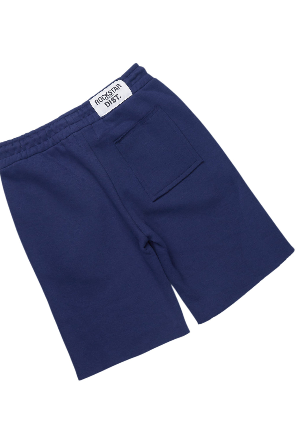 Raffer Navy T-Shirt/Raw Edge Short Set