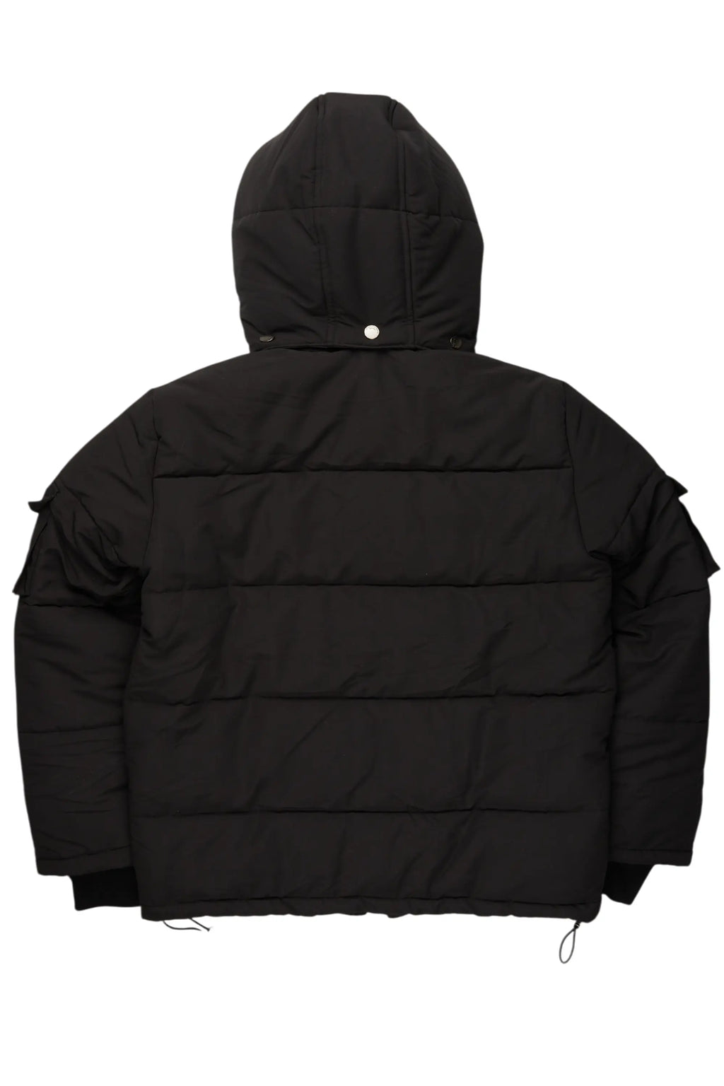 Adley Black Utility Puffer Jacket