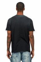 Deiter Black Oversized Graphic T-Shirt