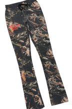 Tabby Black Graphic Stacked Flare Track Set