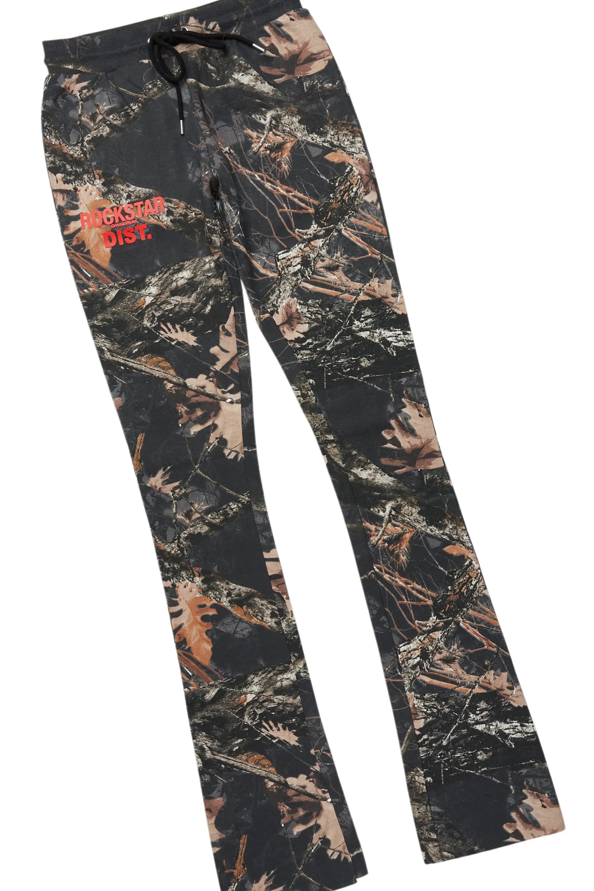 Tabby Black Graphic Stacked Flare Track Set