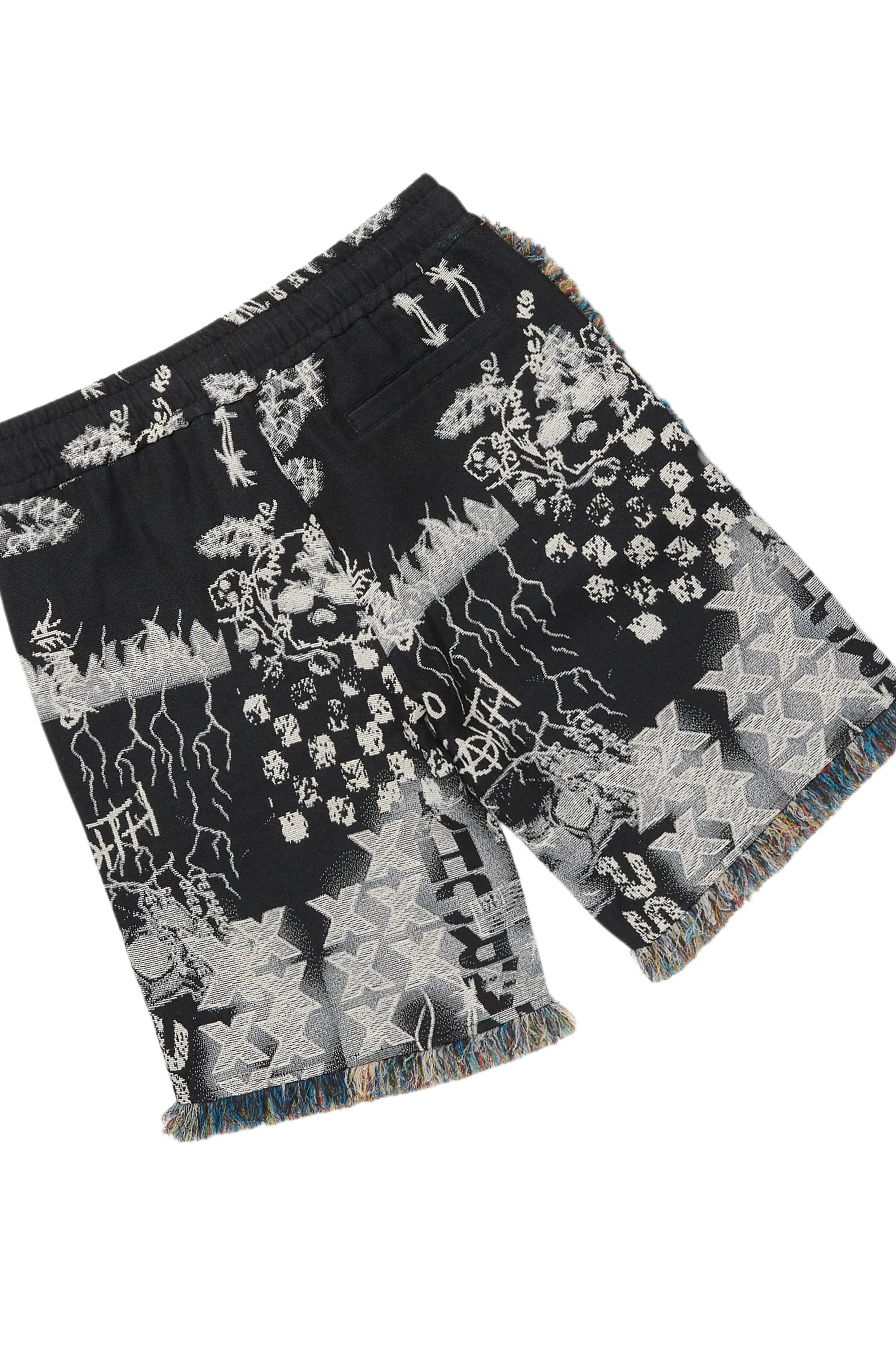 Tappy Black/White T-Shirt Short Set