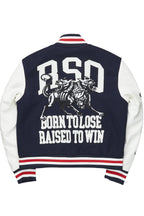 Afonso Navy Varsity Jacket