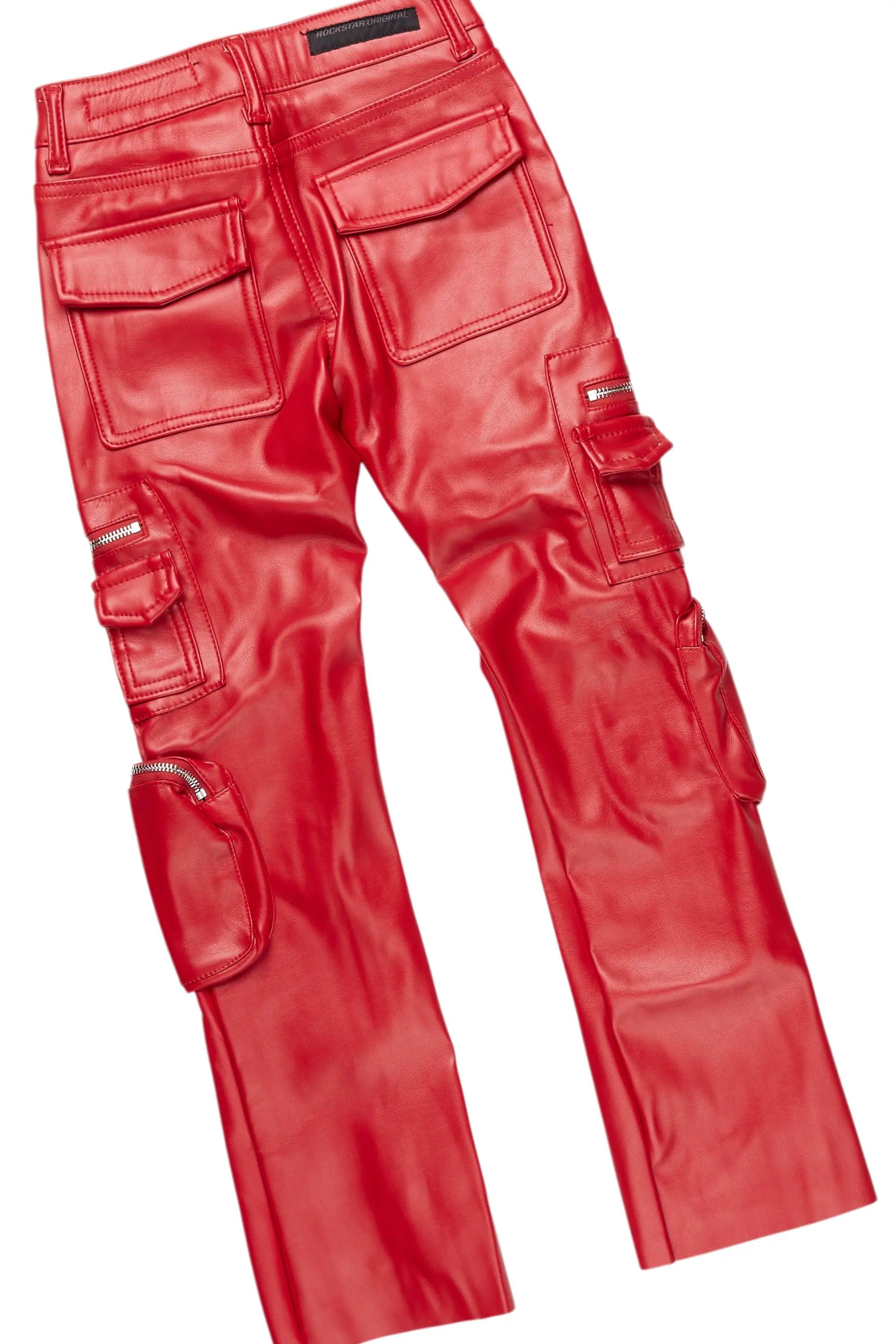 Boys Omer Heather Grey T-Shirt/Stacked Flare Jean Set