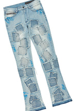 Grill Grey T-Shirt/Stacked Flare Jean Set