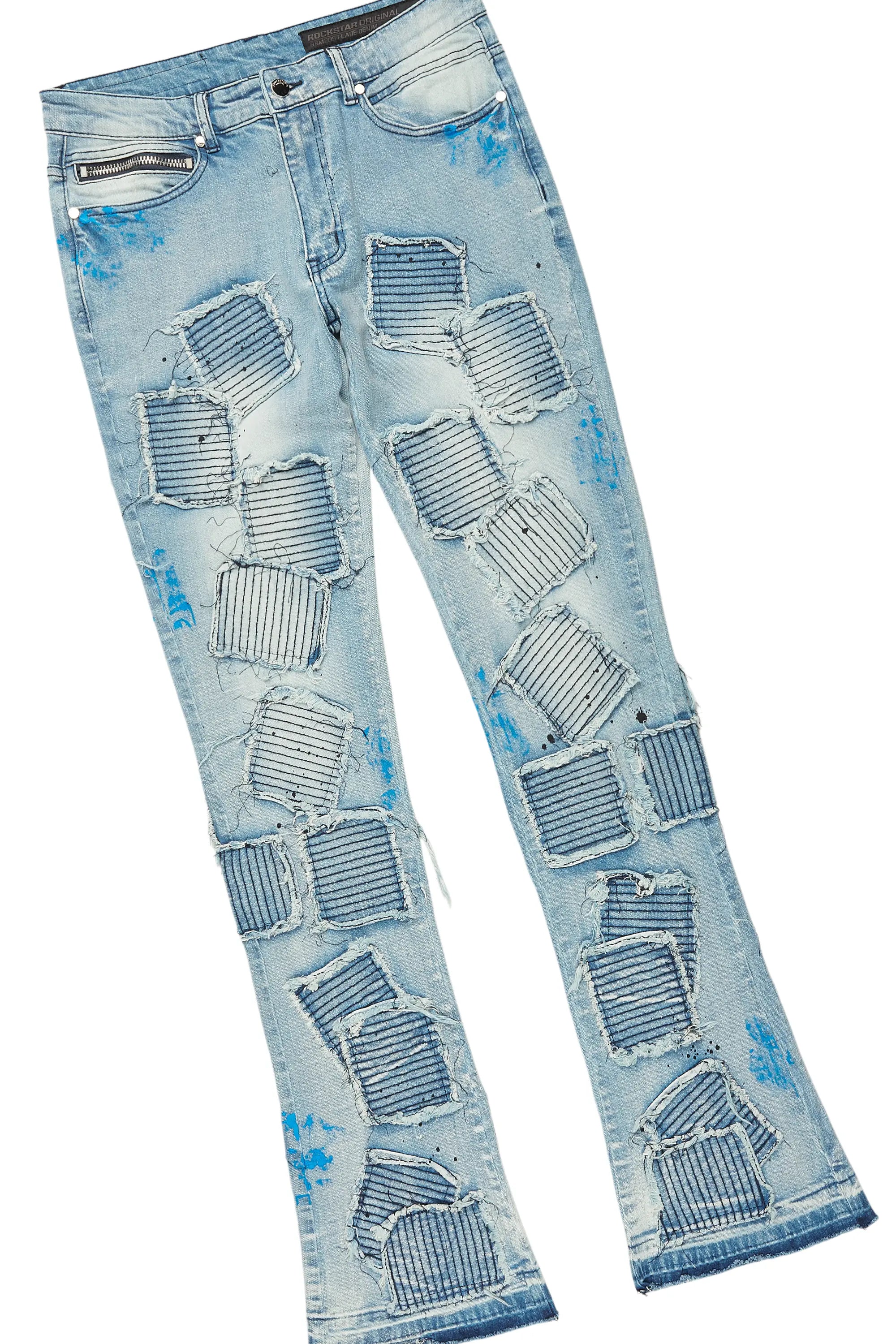 Grill Grey T-Shirt/Stacked Flare Jean Set