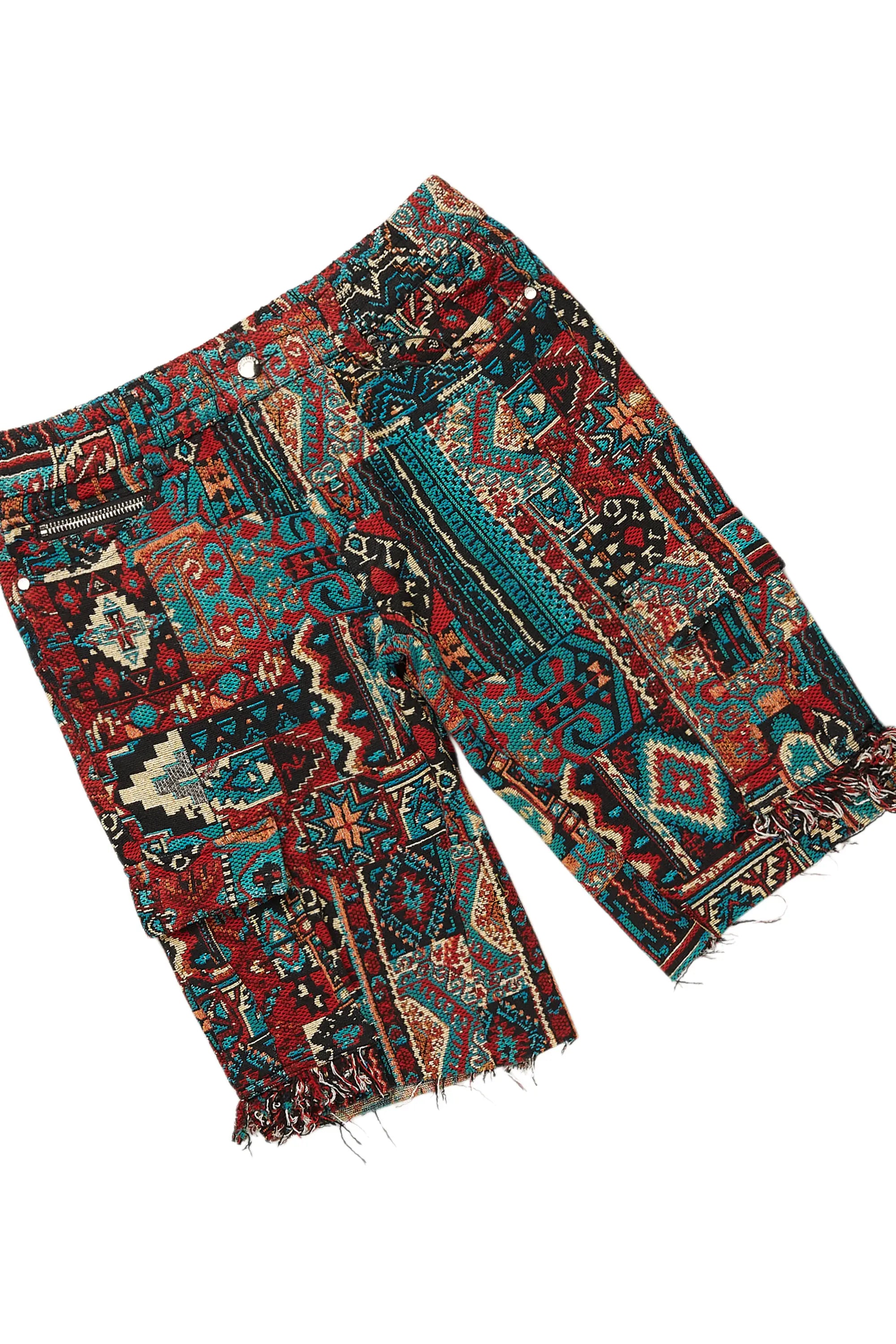 Lake Burgundy T-Shirt/Tapestry Short Set