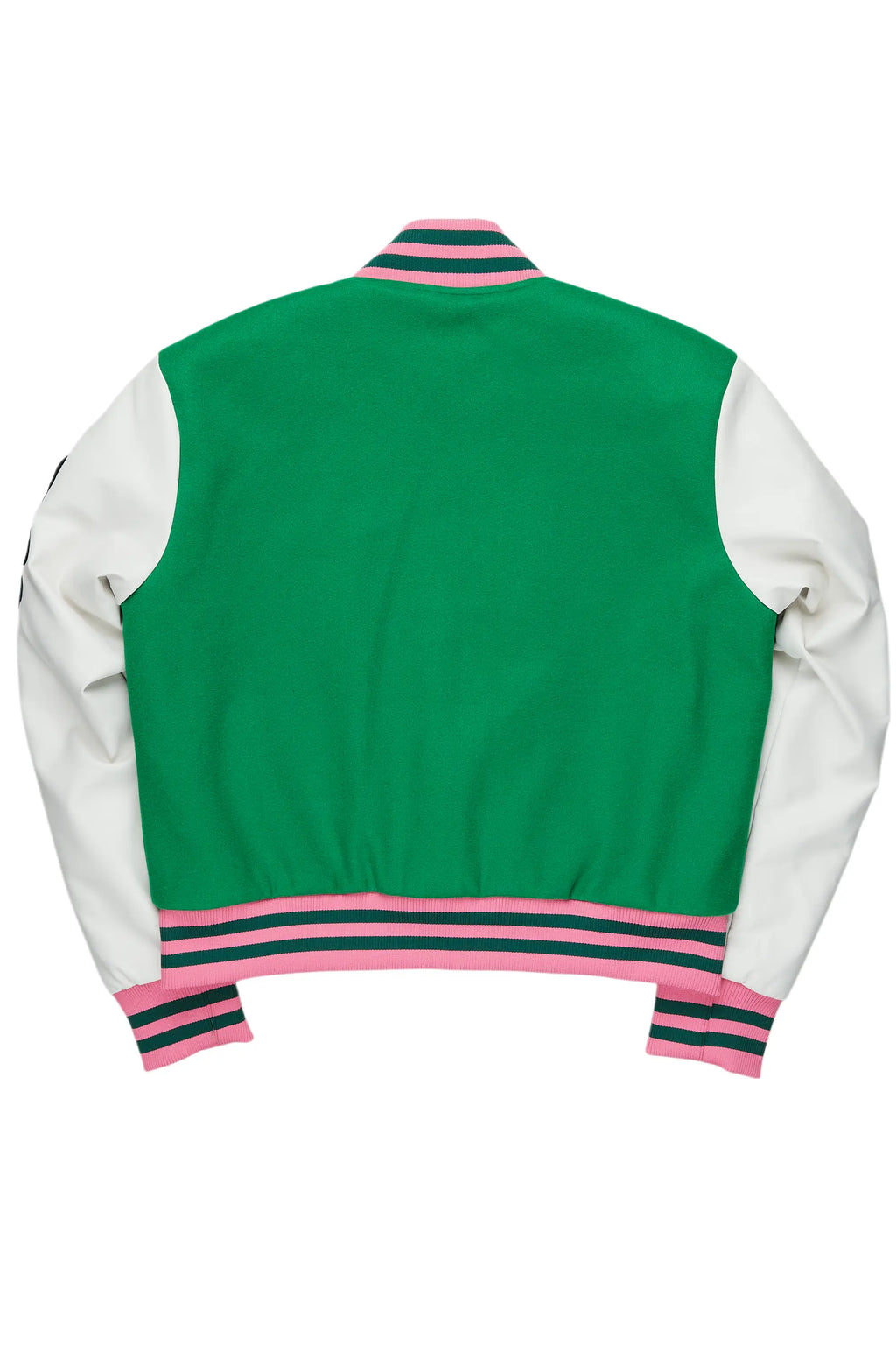 Aniya Green Oversized Varsity Jacket