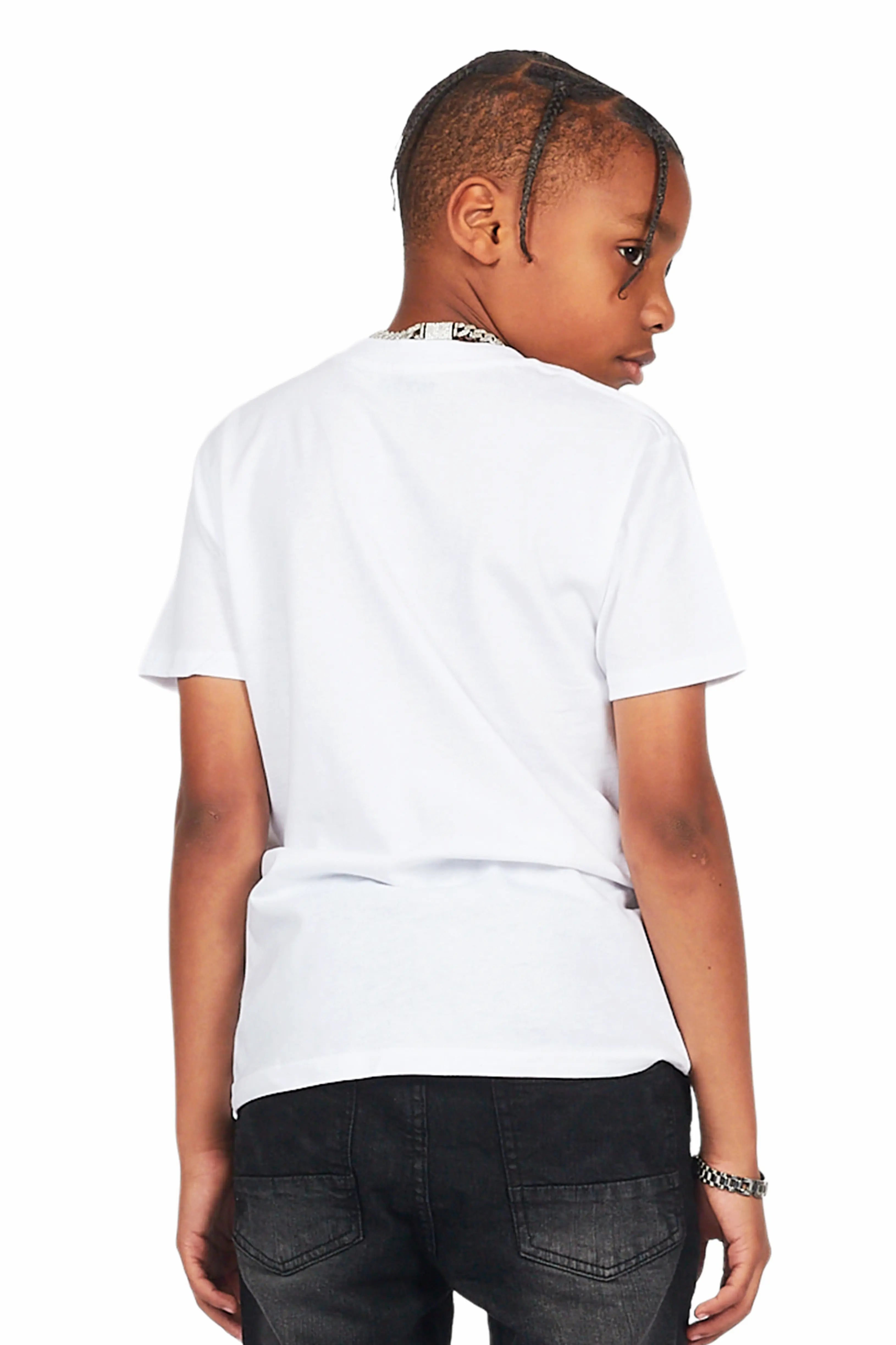 Boys Oakleyy White Graphic T-Shirt