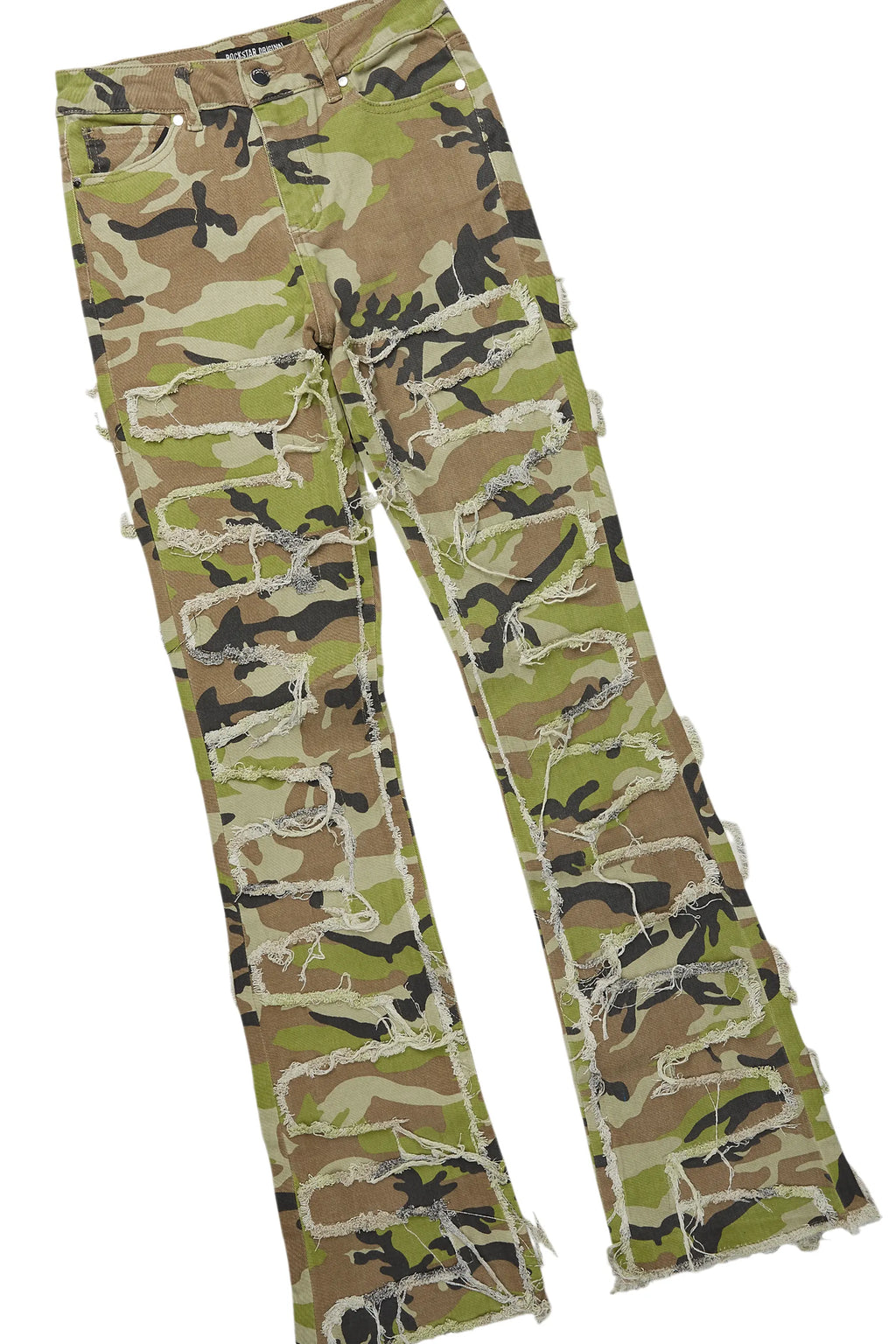 Aniqua White/Camo T-Shirt & Jean Set