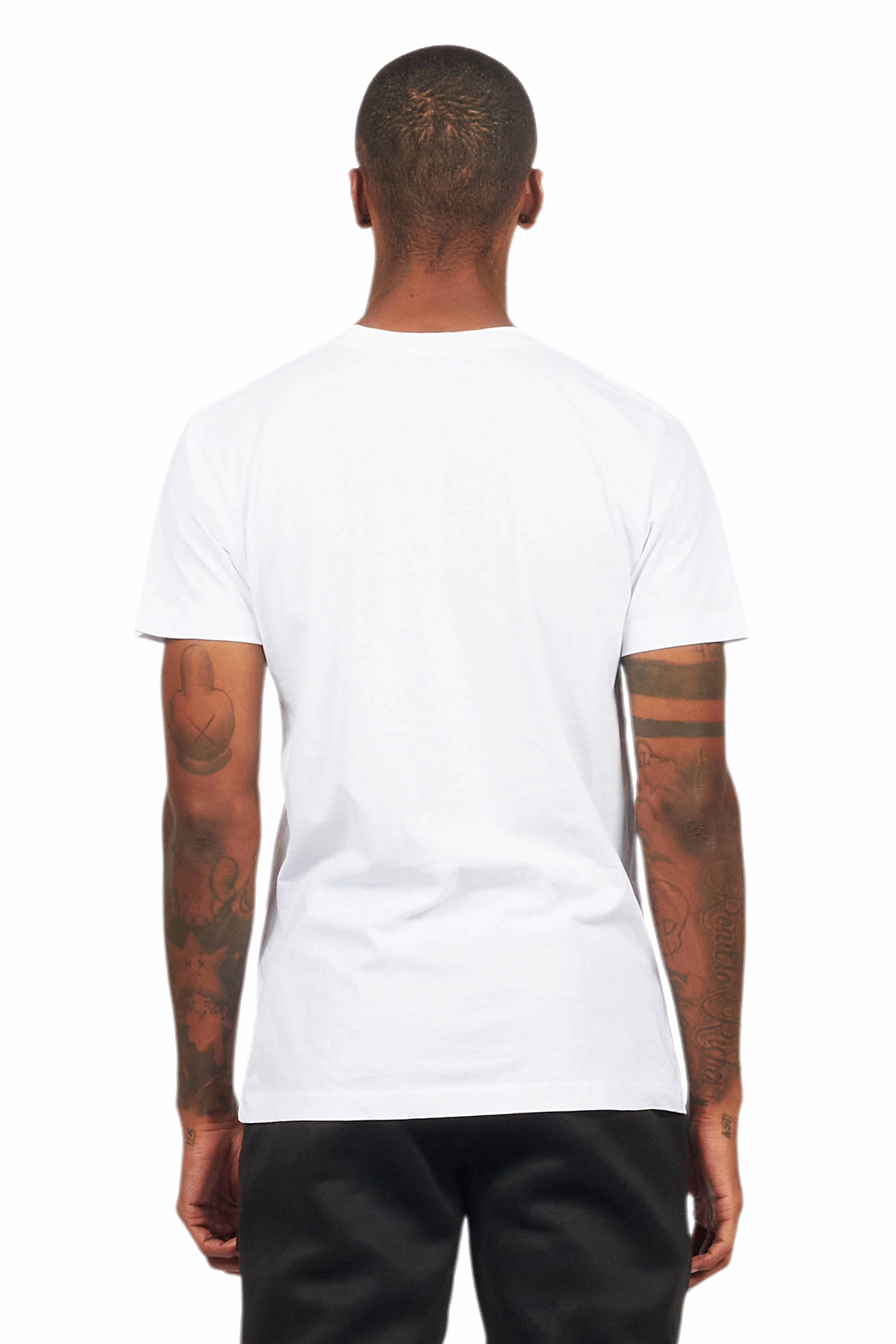 Amari White Graphic T-Shirt